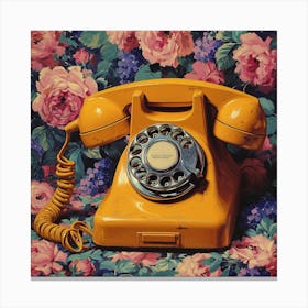 Vintage Telephone Canvas Print