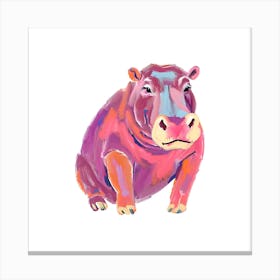 Hippopotamus 11 Canvas Print