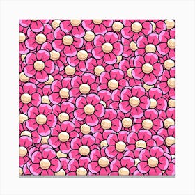 Pink Flowers Canvas Print