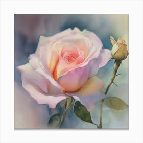 Pink Rose 2 Canvas Print