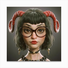 Devil Girl Canvas Print