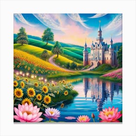 Fairytale Castle 1 Canvas Print