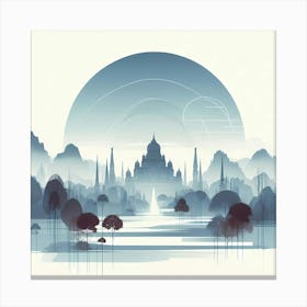 City In The Sky 1 Canvas Print
