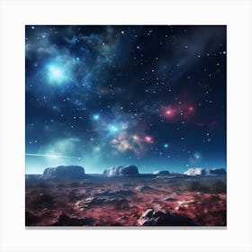 Starry Night From Another Place Canvas Print