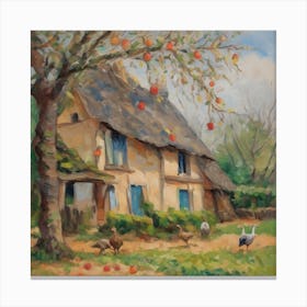 Country Cottage Canvas Print