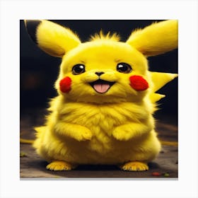 Pikachu Canvas Print