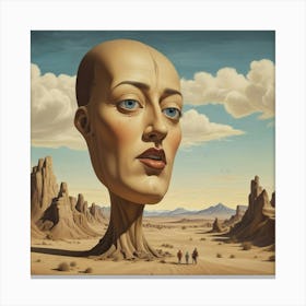 Head Of A Man Canvas Print