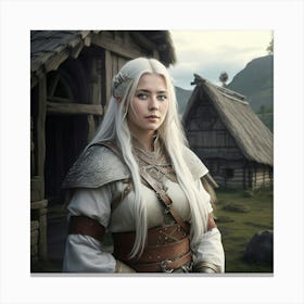 Shield Maiden of Norway Canvas Print