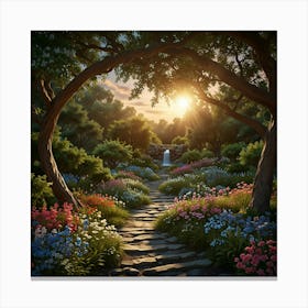 Path To The Sun 3 Canvas Print