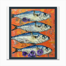 Sardines Canvas Print