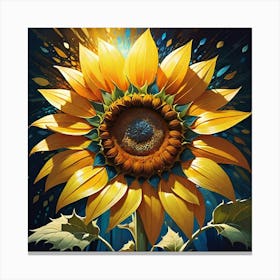 Sunflower 40 Canvas Print