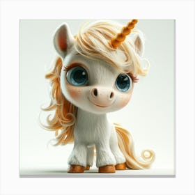 Cute Unicorn 847 Canvas Print