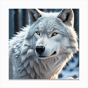 White Wolf 3 Canvas Print