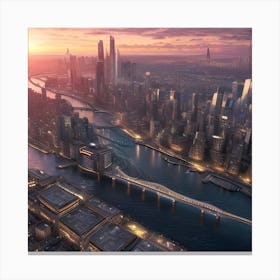 Nyc Skyline Canvas Print