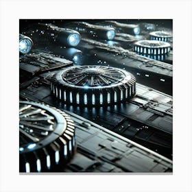 Void Reaver Cruiser Shield Regenerators 1024 Canvas Print