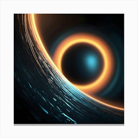 Black Hole Canvas Print