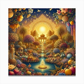 Garden In The Sun Canvas Print