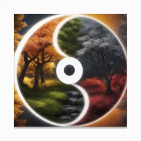 Yin Yang 1 Canvas Print