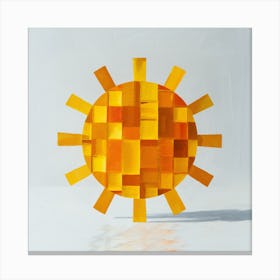 Abstract Sun 2 Canvas Print
