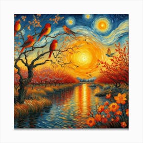 Starry Night 4 Canvas Print