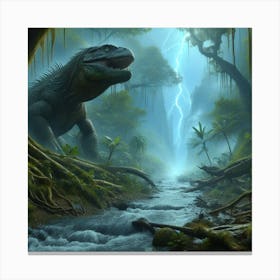 Jungle Monster Canvas Print