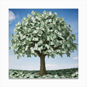 Money Tree Canvas Print