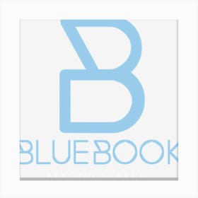 Blue Book Canvas Print