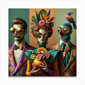 Flora And Fauna Canvas Print