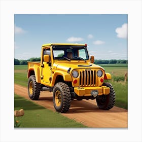 Jeep Wrangler 1 Canvas Print