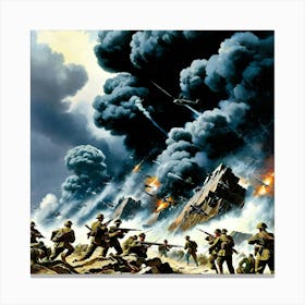 Battle Of The Bulge yuh Canvas Print