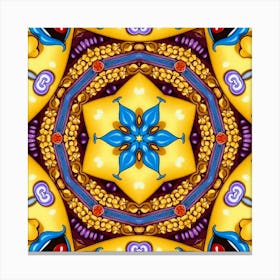 Abstract Mandala 4 Lienzo