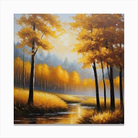 Autumn In The Forest 8 Canvas Print