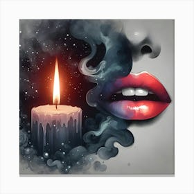 Sexy Lips Canvas Print