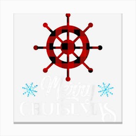 Merry Cruise Mas Ship Family Christmas 1 Canvas Print