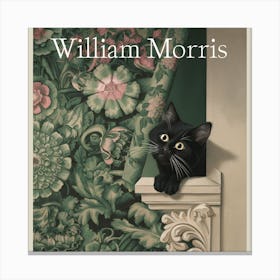 William Morris Cat (1) Canvas Print