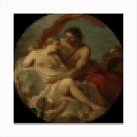 Jupiter And Callisto (1745) – Charles Joseph Natoire (French, 1700 1777) Canvas Print