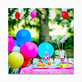 Bday Party 16 Canvas Print