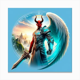 Demon Warrior Canvas Print