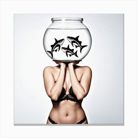 Fish Bowl 35 Canvas Print