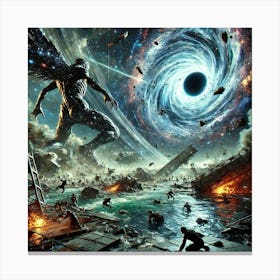 Singularity Black Hole Devourer Canvas Print