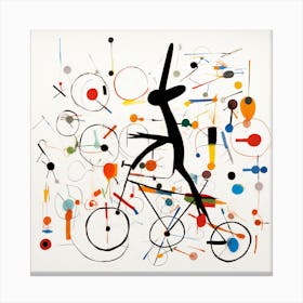 'Bike Rider' Canvas Print