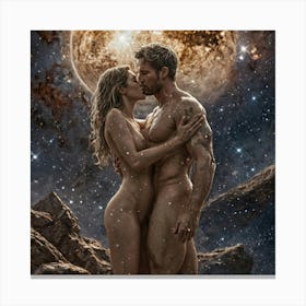 Nebula, Naked In Space Canvas Print