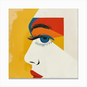 'The Face Of A Woman' 4 Canvas Print