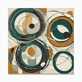 Abstract Circles 39 Canvas Print