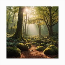 Forest Moss Canvas Print