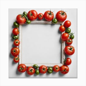 Frame Of Tomatoes 17 Canvas Print