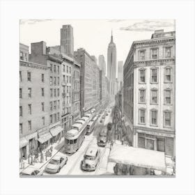 New York City 14 Canvas Print