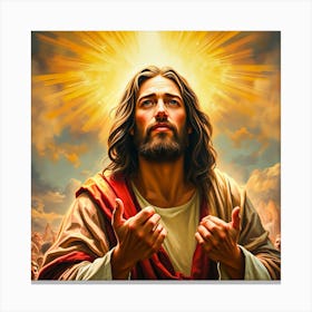 Jesus Christ - Ai Canvas Print