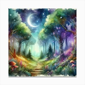 Fairy Forest 8 Canvas Print