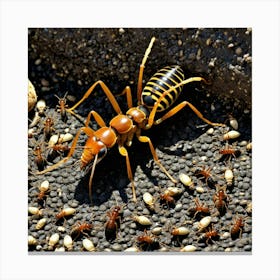 Ant Swarm 5 Canvas Print